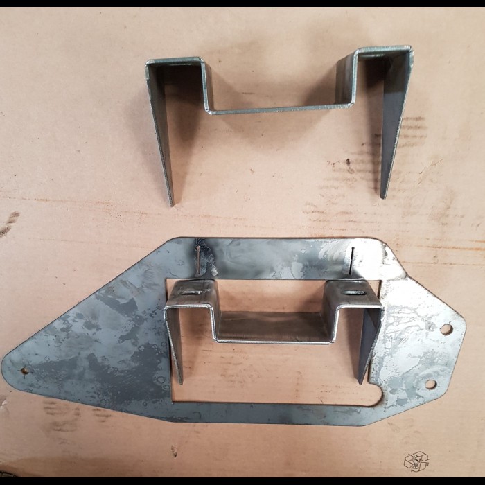 TD5 CONVERSION ENGINE  MOUNTS WITH FITTING TEMPLATE  (Product No: 269)